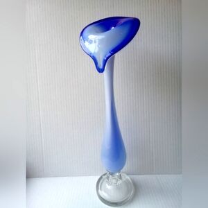 'Jack in the Pulpit' Calla Lily vase, Murano style, 14"..Now $55